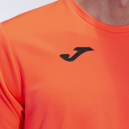 Joma Combi - Camiseta de Manga Corta, Hombre, Naranja (Coral flúor), XL