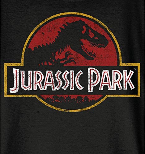 Jurassic Park Bojupamts001 Camiseta, Negro, 140 para Niños