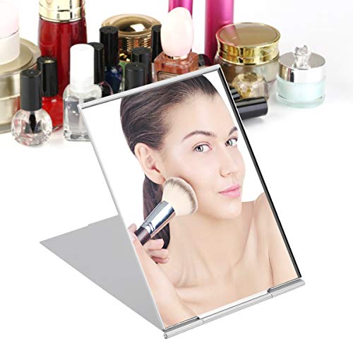 JZK 3 piezas portátil Espejo de maquillaje compacto espejo de viaje espejo de afeitado para los hombres mujer para viajar cámping
