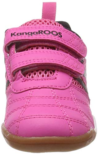 KangaROOS Court Comb V, Zapatillas, Rojo (Daisy Pink/Jet Black 6122), 38 EU