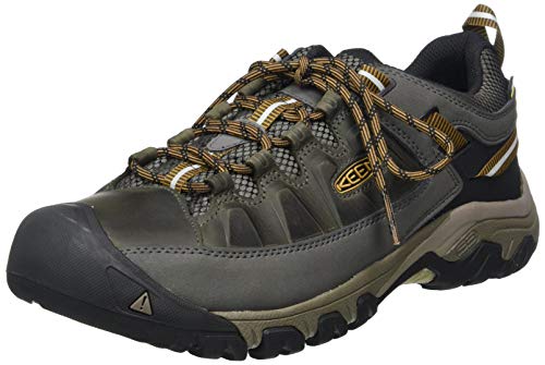KEEN Targhee 3 Waterproof, Zapatos para Senderismo Hombre, Black Olive/Golden Brown, 43 EU