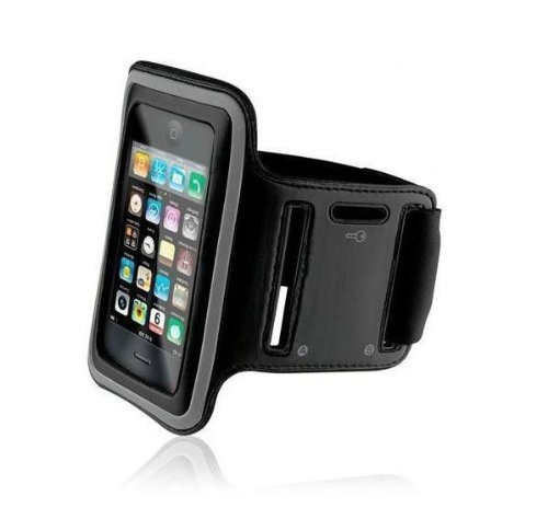 KHOMO APP-IPH-6-ARMBAND-BLK Funda para teléfono móvil 11,9 cm (4.7") Brazalete Caso Negro - Mobile Phone Cases (Armband Case, Apple, iPhone 6/6s, 11,9 cm (4.7"), Negro)