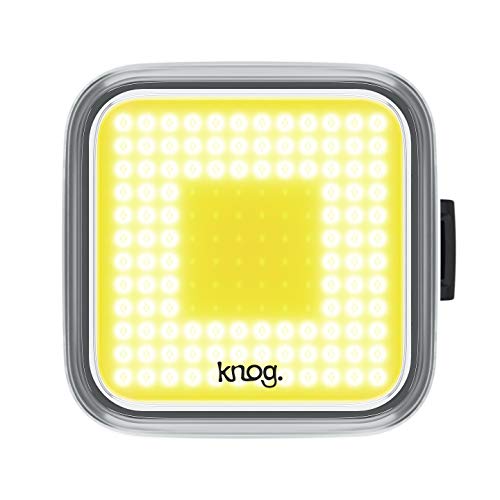 Knog Blinder Twinpack Square - Kit de iluminación Delantera y Trasera para Adulto, Unisex, Negro, Talla única