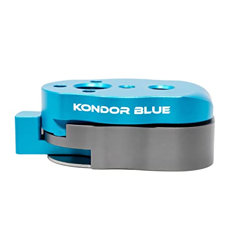 KONDOR BLUE Mini Quick Release Plate LCD Monitores, Magic Arm, luz LED, EVF Mounts, Monitor, Microphones, Recorders, Flash, Gimbals More (Strong Cine Lock)