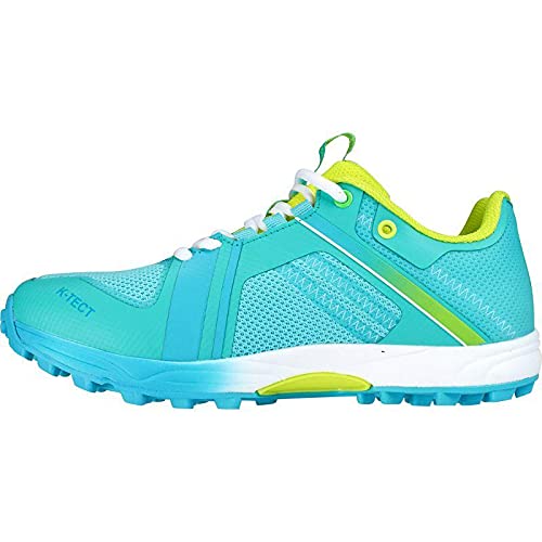 Kookaburra Vivid, Zapato, Calzado de Hockey Unisex, Amarillo Menta, 7