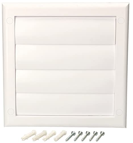 KOTARBAU® Haeusler-Shop - Rejilla de ventilación (140 x 140 mm), color blanco