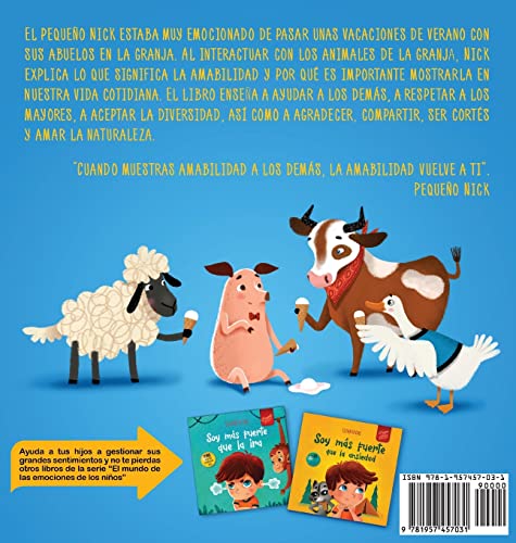La amabilidad me hace más fuerte: Libro infantil ilustrado sobre la magia de la amabilidad, la empatía y el respeto (El mundo de las emociones de los niños)