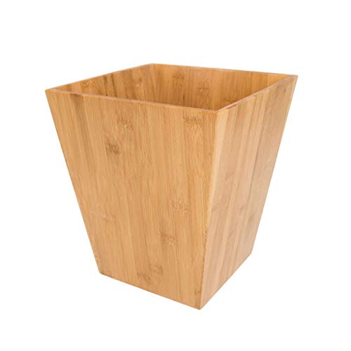 La basura puede Bote de basura de madera, estilo sencillo basura for el hogar de la sala de estar de la sala de estar de la sala de estar de la sala de papel de la cesta de papel grueso 8L Bote de bas