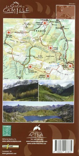 La Senda de Camille, mapa excursionista. Escala 1:25.000. Español, Français, English. Alpina Editorial.
