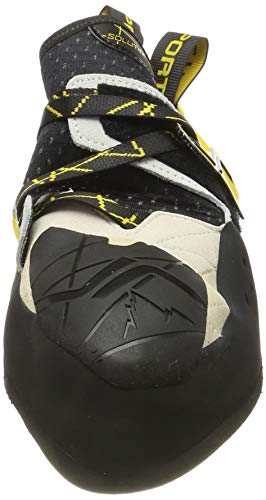 La Sportiva 20G000100, Zapatos de Escalada Unisex Adulto, White Yellow, 43.5 EU