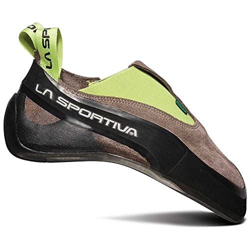 La Sportiva Cobra Eco, Zapatos de Escalada Unisex Adulto, Multicolor (Falcon Brown/Apple Green 000), 39.5 EU