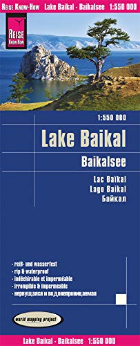 Lago Baikal, mapa impermeable de carreteras. Escala 1:550.000. Reise Know-How.: reiß- und wasserfest (world mapping project)