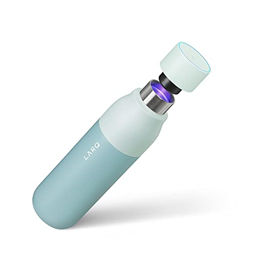 LARQ Bottle – una Botella de Agua Que se Limpia Sola y un Sistema de purificación de Agua, 740ml, Seaside Mint