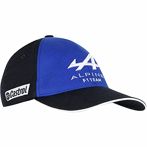 Le Coq Sportif Gorra Alpine Cap para Adulto/Unisex, Black/Cobalt, Talla única