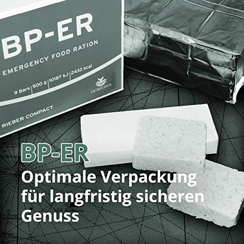 Lebenskraft BP ER Elite Emergency Food 12 x 500 gramos del fabricante líder (Charge 2020 y certificado por el distribuidor.