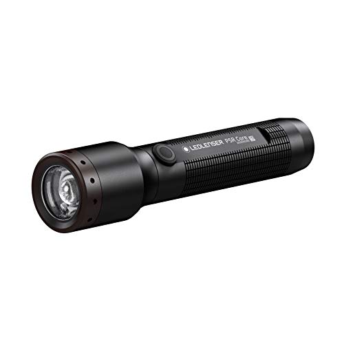 Ledlenser P5R Core - Linterna LED (500 lúmenes, alcance de 250 metros, luz constante, duración de la luz de 25 horas, enfocable, resistente al agua, 1 unidad)