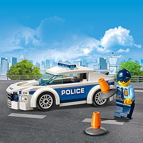 LEGO 60239 City Coche Patrulla de la Policía, Colección de Vehículos de Juguete para Niños y Niñas 5 Años con Mini Figuras