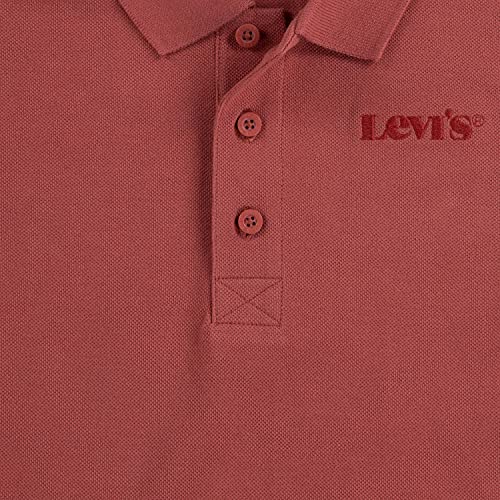 Levi's kids LVB-Embroidered Logo Polo Shirt, Marsala, 12 Años Garçon