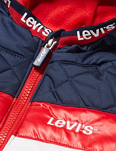 Levi's kids LVN Colorblock Jacket Chaqueta, Azul a Cuadros, 14 años para Niños