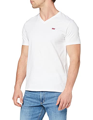 Levi's Orig Hm Vneck Camiseta, White (White 0000), X-Large para Hombre