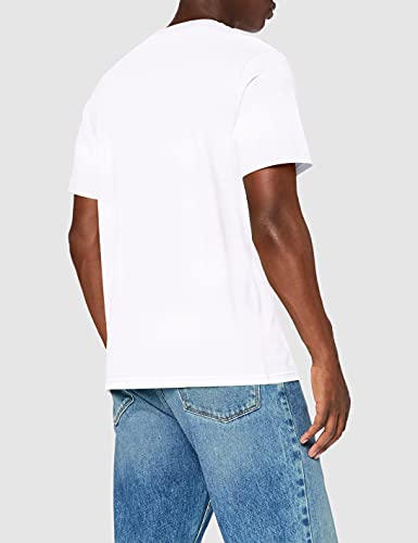 Levi's Relaxed Fit Pocket tee Camiseta, Color Blanco, M para Hombre