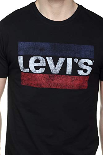 Levi's Sportswear Logo Graphic Camiseta, Negro (Beautiful Black), L para Hombre