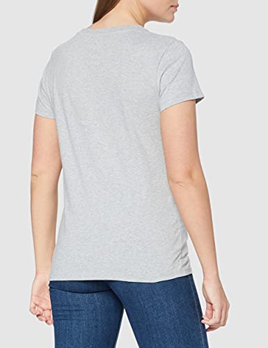 Levi's The tee Camiseta, Sptwr Logo Gradient Starstruck Heather Grey, M para Mujer