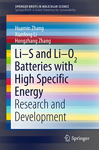 Li-S and Li-O2 Batteries with High Specific Energy: Research and Development (SpringerBriefs in Molecular Science) (English Edition)