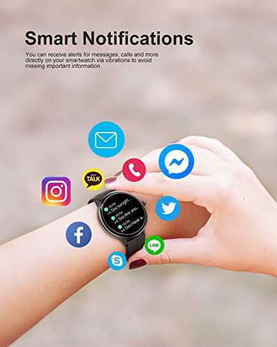 LIGE Smartwatch Mujer Niños,1.1'' Reloj Inteligente con Seguimiento del Menstrual, 21 Modos Deporte con Pulsómetro Monitor de Sueño Monitores Actividad Cronómetros Calorías Podómetro para Android iOS