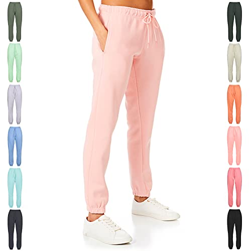 Light & Shade LSLPNT006 - Pantalones deportivos para mujer, color rosa