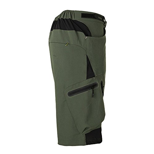 Lixada Outdoor Sport – pantalones transpirables con cremallera, verde
