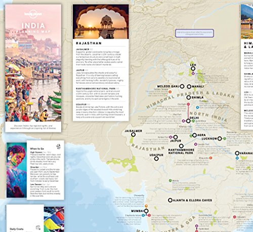 Lonely Planet India Planning Map [Idioma Inglés]