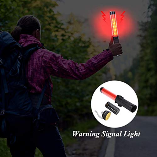 Luz de señal SOS Linterna de advertencia Robusta YH-6826 Lámpara de señal de ayuda de supervivencia en el campo Luz de señal de advertencia para camping, senderismo, caza(Distress light)