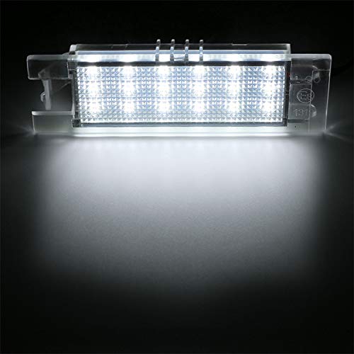 Luz LED para matrícula compatible con Astra H + J – Corsa D -Zafira B – Insignia con resistencia Canbus