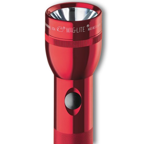 Maglite Standard 3D LED - Linterna de acampada y senderismo, color rojo