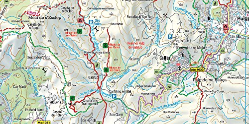 Maiorca. Serra de Tramuntana: Wandel- en fietskaart 1:30 000: WKE 4 (Wander Karte)