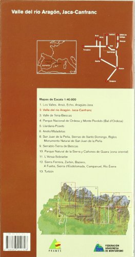 Mapa Excursionista Valle Del Rio Aragon (Mapas Excursionistas Coedi)