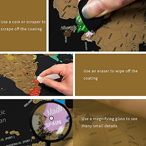 Mapa Mundi Rascar, Hillylolly Mapa de Rascar Mundo, Mapas del Mundo 3D, para Marcar Viajes, Haciendo Mapas