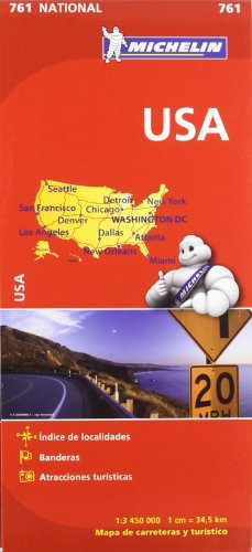 Mapa National U.S.A. (Mapas National Michelin)