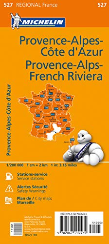 Mapa Regional Provence-Alps-French Riviera (Carte regionali)