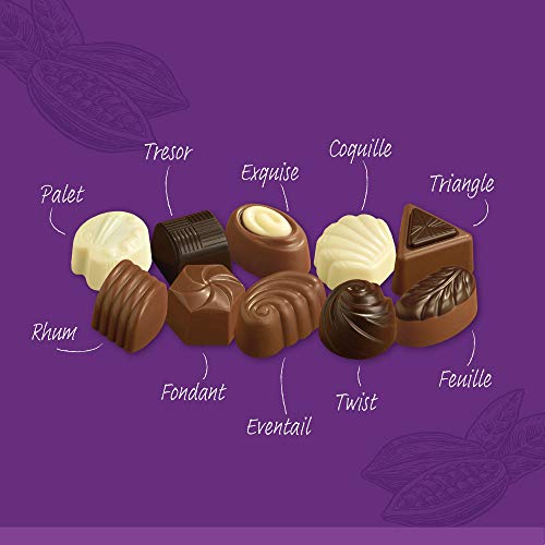 Marca Amazon - Happy Belly Selección de bombones de chocolate belga 500g