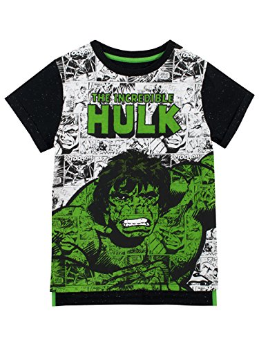 Marvel Camiseta para Niños El Increible Hulk Multicolor 4-5 años