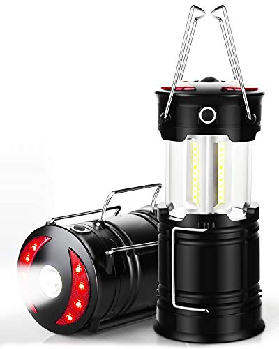 Maxesla Lampara Camping Recargable, 4 Modos de Luz Camping LED Recargable, the Ultimate Collapsible Luz Camping for Fishing, Car, Garage and Emergencies, Magnetic Lantern, Flashlight and Emergency
