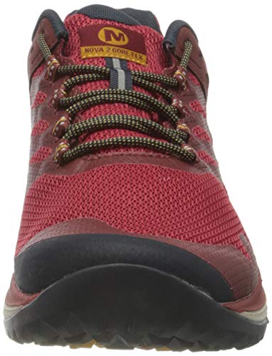 Merrell Nova 2 GTX, Zapatillas para Caminar Hombre, Rojo (Brick), 44 EU