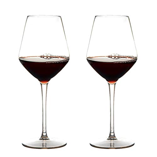 MICHLEY Irrompible Copas de Vino Tinto, 100% Tritan-plástico Copas Vino Cristal, 425 ML BPA y EA Gratis Vaso de Vino