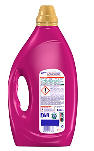 Micolor Gel Frescor Duradero (30 lavados), detergente líquido para lavadora con sistema neutralizador de olor, ideal para prendas sintéticas, jabón para ropa