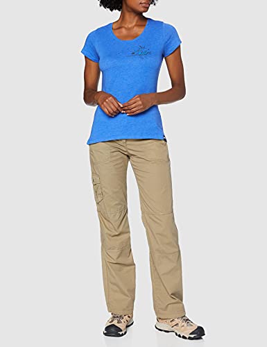 Millet - Focus TS SS W - Camiseta Deportiva para Mujer - Transpirable - Senderismo, Aproximación, Diario - Azul