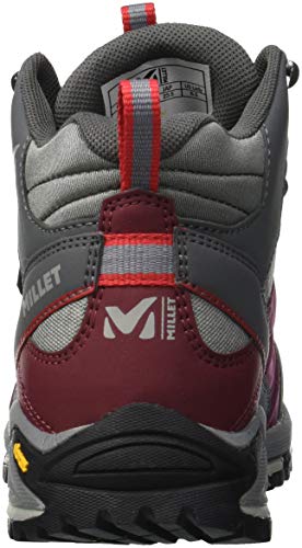 Millet LD Hike UP MIDG, Zapatos de High Rise Senderismo Mujer, Rojo (Burgundy 3001), 40 2/3 EU