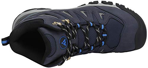 Mishansha Zapatillas Senderismo Hombre Trail Mount Botas Montaña Impermeables Zapatos Trekking Escalada Deportes de Exterior,Azul 43 EU