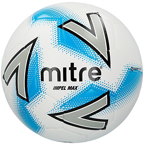 Mitre Impel Max Training Football - White/Silver/Blue, 3